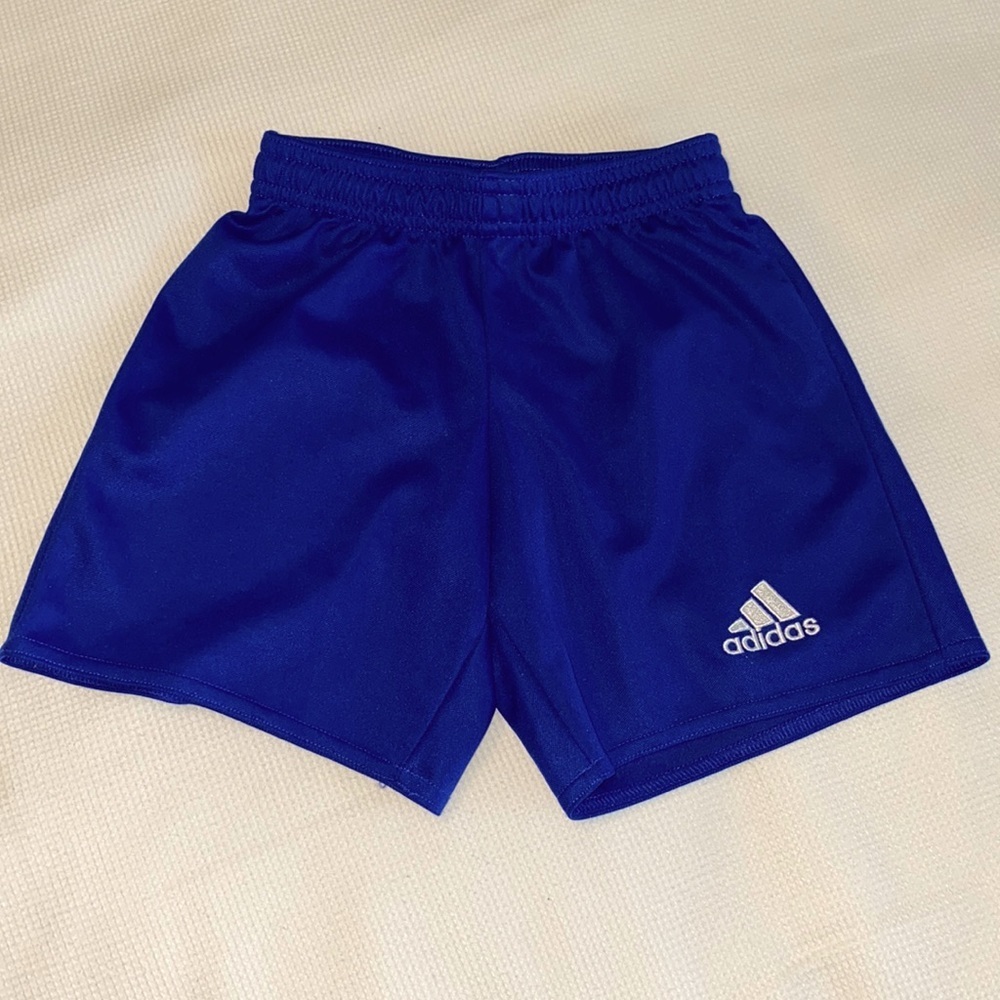 Adidas climalite blue shorts size kids unisex 2xs